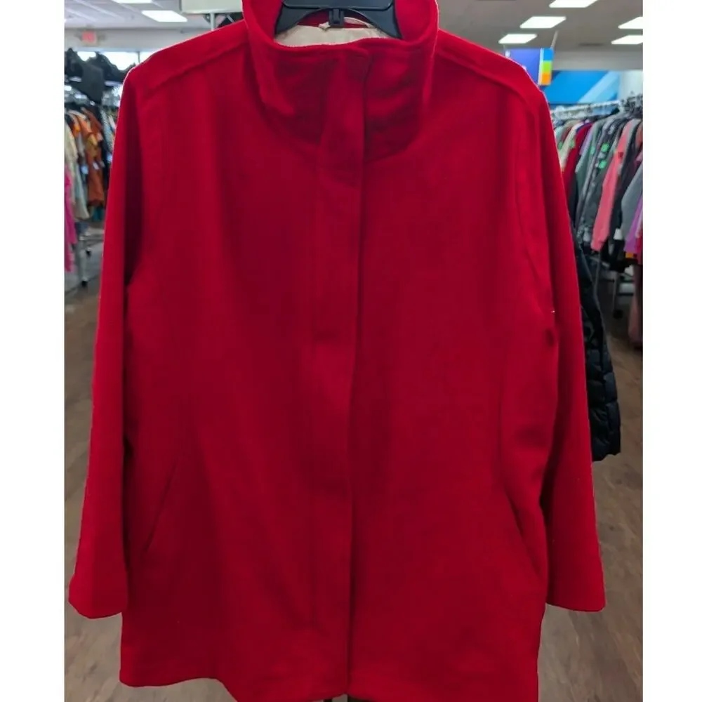 Red Pendleton Cascade Coat - Picture 6 of 6
